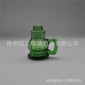 绿色玻璃瓶 绿色煤油灯 仿古油灯 绿料玻璃制品 醋瓶